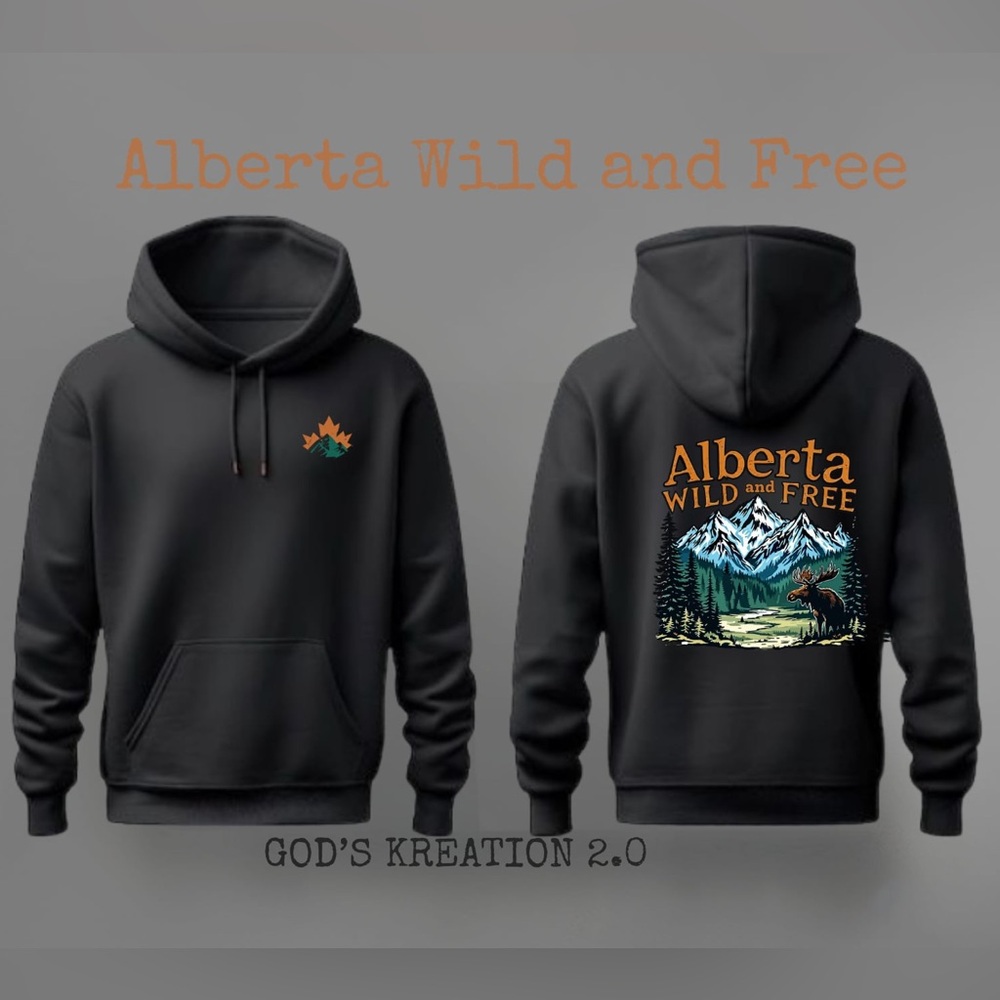 Black Hoodie - Alberta Wild and Free